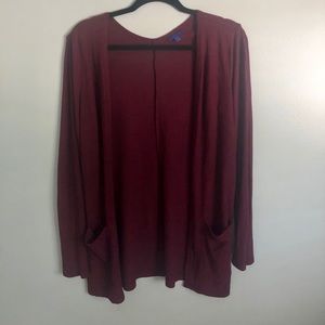 Maroon Cardigan